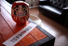 星辻神社　だるま祭り